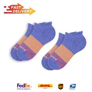 2 PACK BOMBAS Women's Ankle Socks (Fuchsia, Medium)